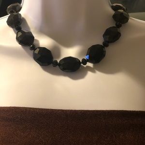 Black Stone Fashion Necklace